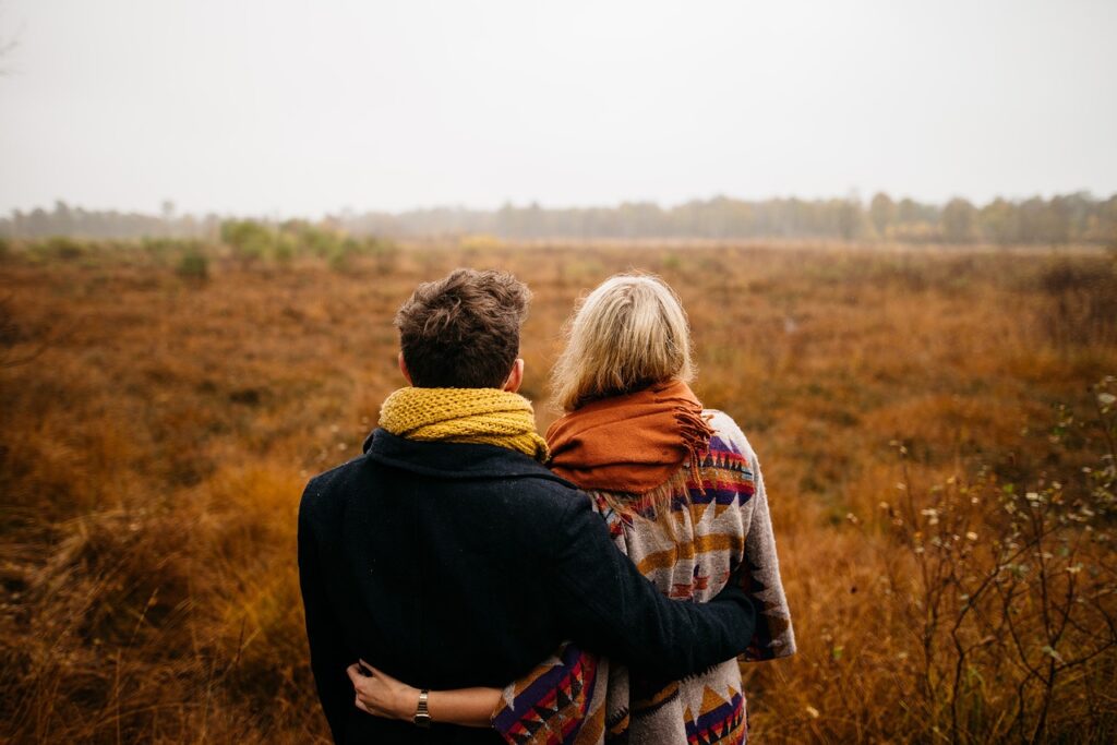 couple, nature, hug, together, winter clothes, winter clothing, warm clothes, pair, lovers, grass, outdoor, field, people, man, woman, dating, couple, couple, couple, couple, couple, hug, lovers, dating, dating
